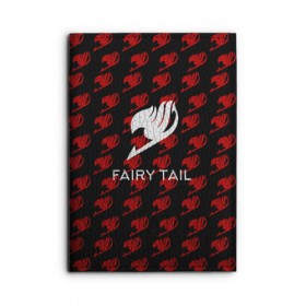 Обложка для автодокументов с принтом Fairy Tail в городе Новоалтайск, натуральная кожа |  размер 19,9*13 см; внутри 4 больших “конверта” для документов и один маленький отдел — туда идеально встанут права | anime | fairy tail | аниме | сёнэн | хвост феи