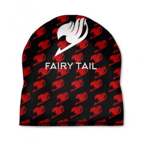 Шапка 3D с принтом Fairy Tail в городе Новоалтайск, 100% полиэстер | универсальный размер, печать по всей поверхности изделия | Тематика изображения на принте: anime | fairy tail | аниме | сёнэн | хвост феи