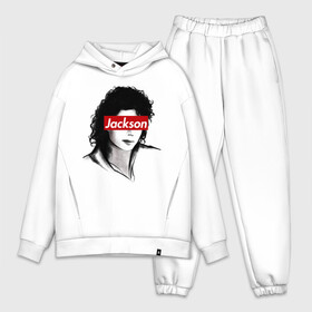 Мужской костюм хлопок OVERSIZE с принтом Michael Jackson в городе Новоалтайск,  |  | Тематика изображения на принте: jackson | michael | джексон | майкл
