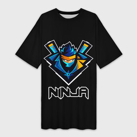 Платье-футболка 3D с принтом Ninja Fortnite в городе Новоалтайск,  |  | battle | fortnite | ninja | royale | twitch | битва | кефир | королевская | лама | ниндзя | победа | стример | твитч | твич | форт | фортнайт | форточка