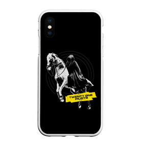 Чехол для iPhone XS Max матовый с принтом Twenty One Pilots в городе Новоалтайск, Силикон | Область печати: задняя сторона чехла, без боковых панелей | Тематика изображения на принте: 21 | blurryface | death | one | pilots | trench | twenty | ван | дан | джозеф | джош | на коне | пайлотс | пилотс | с косой | тайлер | твенти