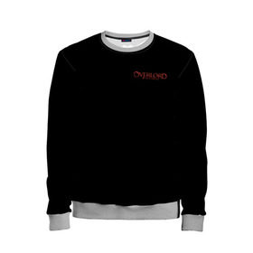 Детский свитшот 3D с принтом Overlord в городе Новоалтайск, 100% полиэстер | свободная посадка, прямой крой, мягкая тканевая резинка на рукавах и понизу свитшота | Тематика изображения на принте: 