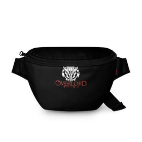 Поясная сумка 3D с принтом Overlord в городе Новоалтайск, 100% полиэстер | плотная ткань, ремень с регулируемой длиной, внутри несколько карманов для мелочей, основное отделение и карман с обратной стороны сумки застегиваются на молнию | albedo | momonga | overlord | shalltear | айнц ул гон | айнц ул гоун | альбедо | лорд момон | момон | момонга | назарик | оверлорд | повелитель | шалтир