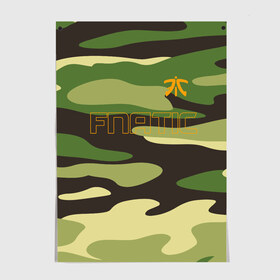 Постер с принтом cs:go - Fnatic The Form (2018/2019) в городе Новоалтайск, 100% бумага
 | бумага, плотность 150 мг. Матовая, но за счет высокого коэффициента гладкости имеет небольшой блеск и дает на свету блики, но в отличии от глянцевой бумаги не покрыта лаком | 0x000000123 | camo | csgo | fnatic | ксго | фнатик