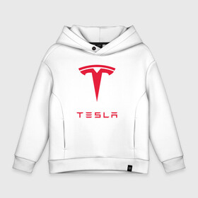 Детское худи Oversize хлопок с принтом TESLA | ТЕСЛА в городе Новоалтайск, френч-терри — 70% хлопок, 30% полиэстер. Мягкий теплый начес внутри —100% хлопок | боковые карманы, эластичные манжеты и нижняя кромка, капюшон на магнитной кнопке | brand | car | elon mask | tesla | авто | бренд | илон | илон маск | маск | машина | тесла | электрокар