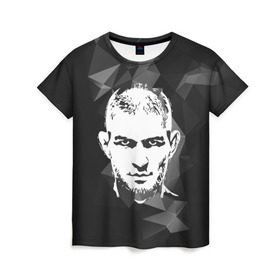 Женская футболка 3D с принтом UFC MMA KHABIB NURMAGOMEDOV в городе Новоалтайск, 100% полиэфир ( синтетическое хлопкоподобное полотно) | прямой крой, круглый вырез горловины, длина до линии бедер | abstract | geometry | khabib | khabib nurmagomedov | mma | sport | texture | абстракция | вектор | геометрия | кулак | мма | смешанные боевые искусства | спорт | текстура | хабиб | хабиб нурмагомедов