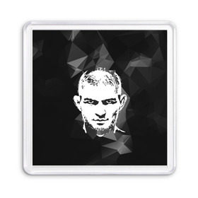 Магнит 55*55 с принтом UFC MMA KHABIB NURMAGOMEDOV в городе Новоалтайск, Пластик | Размер: 65*65 мм; Размер печати: 55*55 мм | Тематика изображения на принте: abstract | geometry | khabib | khabib nurmagomedov | mma | sport | texture | абстракция | вектор | геометрия | кулак | мма | смешанные боевые искусства | спорт | текстура | хабиб | хабиб нурмагомедов