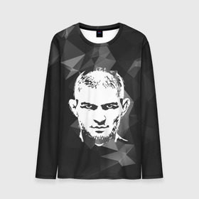 Мужской лонгслив 3D с принтом UFC MMA KHABIB NURMAGOMEDOV в городе Новоалтайск, 100% полиэстер | длинные рукава, круглый вырез горловины, полуприлегающий силуэт | abstract | geometry | khabib | khabib nurmagomedov | mma | sport | texture | абстракция | вектор | геометрия | кулак | мма | смешанные боевые искусства | спорт | текстура | хабиб | хабиб нурмагомедов
