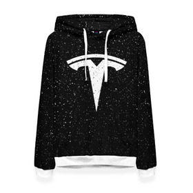 Женская толстовка 3D с принтом TESLA SPACE в городе Новоалтайск, 100% полиэстер  | двухслойный капюшон со шнурком для регулировки, мягкие манжеты на рукавах и по низу толстовки, спереди карман-кенгуру с мягким внутренним слоем. | brand | car | elon mask | space | tesla | авто | бренд | илон | илон маск | космос | маск | машина | тесла | тесла в космосе | электрокар