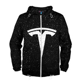 Мужская ветровка 3D с принтом TESLA SPACE в городе Новоалтайск, 100% полиэстер | подол и капюшон оформлены резинкой с фиксаторами, два кармана без застежек по бокам, один потайной карман на груди | brand | car | elon mask | space | tesla | авто | бренд | илон | илон маск | космос | маск | машина | тесла | тесла в космосе | электрокар