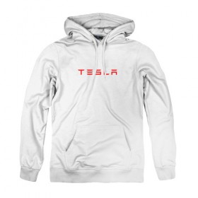 Женская толстовка с принтом TESLA в городе Новоалтайск, френч-терри, мягкий теплый начес внутри (100% хлопок) | карман-кенгуру, эластичные манжеты и нижняя кромка, капюшон с подкладом и шнурком | brand | car | elon mask | tesla | авто | бренд | илон | илон маск | маск | машина | тесла | электрокар