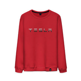 Мужской свитшот хлопок с принтом TESLA в городе Новоалтайск, 100% хлопок |  | brand | car | elon mask | tesla | авто | бренд | илон | илон маск | маск | машина | тесла | электрокар