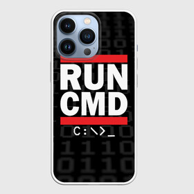 Чехол для iPhone 13 Pro с принтом RUN CMD в городе Новоалтайск,  |  | admin | administrator | calm | cmd | code | coder | coding | dmc | engineer | job | keep | programmer | run | администратор | айти | инженер | код | кодинг | программа | программист | профессия | сисадмин