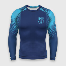 Мужской рашгард 3D с принтом Barcelona Training 2019 в городе Новоалтайск,  |  | barcelona | champions | laliga | league | lionel | messi | spain | барселона | испания | лига | лионель | месси | чемпионов