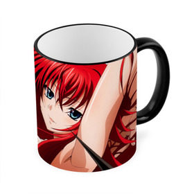 Кружка с принтом High School DxD Rias Gremory в городе Новоалтайск, керамика | ёмкость 330 мл | Тематика изображения на принте: dxd | high school dxd | highschool dxd | rias gremory | демоны старшей школы | риас гремори | старшая школа dxd
