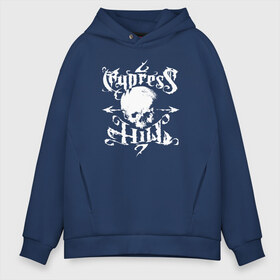 Мужское худи Oversize хлопок с принтом Cypress Hill в городе Новоалтайск, френч-терри — 70% хлопок, 30% полиэстер. Мягкий теплый начес внутри —100% хлопок | боковые карманы, эластичные манжеты и нижняя кромка, капюшон на магнитной кнопке | cypress hill | hip hop | music | rap | музыка | рэп | хип хоп | череп
