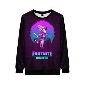 Женский свитшот 3D с принтом Fortnite в городе Новоалтайск, 100% полиэстер с мягким внутренним слоем | круглый вырез горловины, мягкая резинка на манжетах и поясе, свободная посадка по фигуре | battle | fortnite | game | royale | survival | зомби | игра | королевская битва
