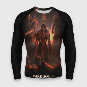 Мужской рашгард 3D с принтом Dark Souls в городе Новоалтайск,  |  | 3 | dark | darksouls | praise | soul | souls | the sun | дарк | души | мертвец | рыцарь | соул | соулс | тёмные