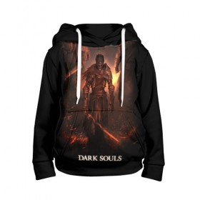 Детская толстовка 3D с принтом Dark Souls в городе Новоалтайск, 100% полиэстер | двухслойный капюшон со шнурком для регулировки, мягкие манжеты на рукавах и по низу толстовки, спереди карман-кенгуру с мягким внутренним слоем | 3 | dark | darksouls | praise | soul | souls | the sun | дарк | души | мертвец | рыцарь | соул | соулс | тёмные