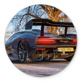 Коврик круглый с принтом Forza Horizon 4 в городе Новоалтайск, резина и полиэстер | круглая форма, изображение наносится на всю лицевую часть | auto | car | forza | game | horizon | mclaren | motorsport | race | авто | гонки | игра | машина