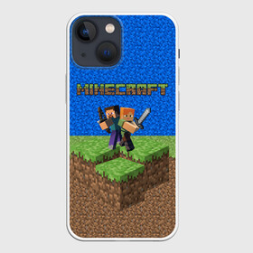 Чехол для iPhone 13 mini с принтом MINECRAFT в городе Новоалтайск,  |  | game | logo | minecraft | pattern | арт | игры | логотип | пиксели