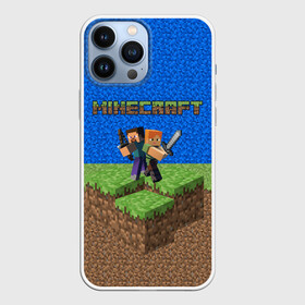 Чехол для iPhone 13 Pro Max с принтом MINECRAFT в городе Новоалтайск,  |  | Тематика изображения на принте: game | logo | minecraft | pattern | арт | игры | логотип | пиксели