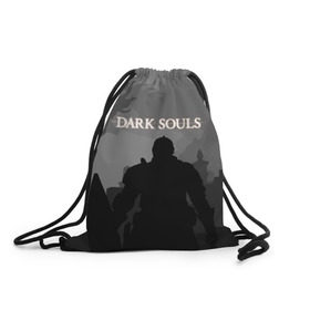 Рюкзак-мешок 3D с принтом Dark Souls в городе Новоалтайск, 100% полиэстер | плотность ткани — 200 г/м2, размер — 35 х 45 см; лямки — толстые шнурки, застежка на шнуровке, без карманов и подкладки | action | dark | dark souls | died | dragon | game | games | japan | knight | rpg | souls | sword | you | дарк | дракон | драконы | души | игра | игры | мертв | меч | рпг | рыцари | рыцарь | соулс | темные | умер | щит | экшн | япония