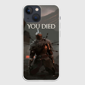 Чехол для iPhone 13 mini с принтом YOU DIED в городе Новоалтайск,  |  | action | dark | dark souls | died | dragon | game | games | japan | knight | rpg | souls | sword | you | дарк | дракон | драконы | души | игра | игры | мертв | меч | рпг | рыцари | рыцарь | соулс | темные | умер | щит | экшн | япония