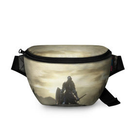 Поясная сумка 3D с принтом Dark Souls в городе Новоалтайск, 100% полиэстер | плотная ткань, ремень с регулируемой длиной, внутри несколько карманов для мелочей, основное отделение и карман с обратной стороны сумки застегиваются на молнию | action | dark | dark souls | died | dragon | game | games | japan | knight | rpg | souls | sword | you | дарк | дракон | драконы | души | игра | игры | мертв | меч | рпг | рыцари | рыцарь | соулс | темные | умер | щит | экшн | япония