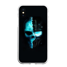 Чехол для iPhone XS Max матовый с принтом Tom Clancy’s Ghost Recon в городе Новоалтайск, Силикон | Область печати: задняя сторона чехла, без боковых панелей | wildlands | маска | призраки | череп | шлем | шутер