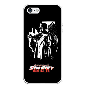 Чехол для iPhone 5/5S матовый с принтом Frank Millers Sin City в городе Новоалтайск, Силикон | Область печати: задняя сторона чехла, без боковых панелей | ava lord | big damn | marv | nancy | nancy callahan | sin city | город греха | город грехов | марв | миллер | роберт | родригес | син сити | фрэнк