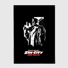 Постер с принтом Frank Millers Sin City в городе Новоалтайск, 100% бумага
 | бумага, плотность 150 мг. Матовая, но за счет высокого коэффициента гладкости имеет небольшой блеск и дает на свету блики, но в отличии от глянцевой бумаги не покрыта лаком | ava lord | big damn | marv | nancy | nancy callahan | sin city | город греха | город грехов | марв | миллер | роберт | родригес | син сити | фрэнк