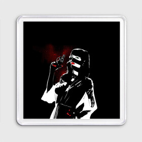 Магнит 55*55 с принтом Sin City - Ava Lord в городе Новоалтайск, Пластик | Размер: 65*65 мм; Размер печати: 55*55 мм | ava lord | big damn | marv | nancy | nancy callahan | sin city | город греха | город грехов | марв | миллер | роберт | родригес | син сити | фрэнк