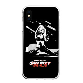Чехол для iPhone XS Max матовый с принтом Sin City - Nancy в городе Новоалтайск, Силикон | Область печати: задняя сторона чехла, без боковых панелей | ava lord | big damn | marv | nancy | nancy callahan | sin city | город греха | город грехов | марв | миллер | роберт | родригес | син сити | фрэнк