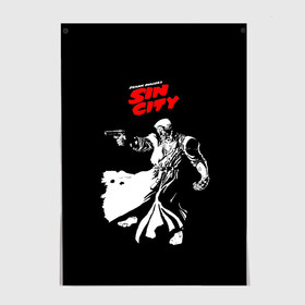 Постер с принтом Sin City - Marv в городе Новоалтайск, 100% бумага
 | бумага, плотность 150 мг. Матовая, но за счет высокого коэффициента гладкости имеет небольшой блеск и дает на свету блики, но в отличии от глянцевой бумаги не покрыта лаком | ava lord | big damn | marv | nancy | nancy callahan | sin city | город греха | город грехов | марв | миллер | роберт | родригес | син сити | фрэнк