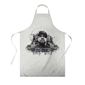 Фартук 3D с принтом ICE CUBE в городе Новоалтайск, 100% полиэстер | общий размер — 65 х 85 см, ширина нагрудника — 26 см, горловина — 53 см, длина завязок — 54 см, общий обхват в поясе — 173 см. Принт на завязках и на горловине наносится с двух сторон, на основной части фартука — только с внешней стороны | rap | айс | гангста рэп | джексон | джи фанк | куб | кьюб | лёд | о’ши | реп | хип хоп