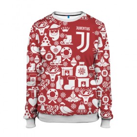 Женский свитшот 3D с принтом Juventus Новогодний в городе Новоалтайск, 100% полиэстер с мягким внутренним слоем | круглый вырез горловины, мягкая резинка на манжетах и поясе, свободная посадка по фигуре | club | football | juventus | белый | италия | клуб | форма | черный | ювентус