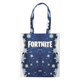 Сумка 3D повседневная с принтом Fortnite Новогодний в городе Новоалтайск, 100% полиэстер | Плотность: 200 г/м2; Размер: 34×35 см; Высота лямок: 30 см | 