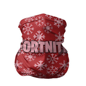 Бандана-труба 3D с принтом Fortnite Новогодний в городе Новоалтайск, 100% полиэстер, ткань с особыми свойствами — Activecool | плотность 150‒180 г/м2; хорошо тянется, но сохраняет форму | Тематика изображения на принте: 