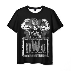 Мужская футболка 3D с принтом Халк Хоган / Hulk Hogan в городе Новоалтайск, 100% полиэфир | прямой крой, круглый вырез горловины, длина до линии бедер | 90 e | nwo | wcw | wrestling | боец | бои | болеа | голливуд хоган | звезда рестлинга | качок | нво | новый мировой порядок | рестлинг | терри джин | усы халка | халк хоган