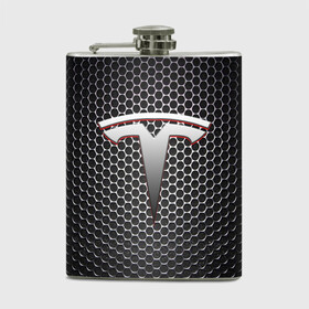 Фляга с принтом TESLA в городе Новоалтайск, металлический корпус | емкость 0,22 л, размер 125 х 94 мм. Виниловая наклейка запечатывается полностью | brand | car | elon mask | tesla | авто | бренд | илон | илон маск | маск | машина | тесла | электрокар