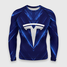 Мужской рашгард 3D с принтом TESLA в городе Новоалтайск,  |  | brand | car | elon mask | tesla | авто | бренд | илон | илон маск | маск | машина | тесла | электрокар