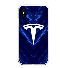 Чехол для iPhone XS Max матовый с принтом TESLA в городе Новоалтайск, Силикон | Область печати: задняя сторона чехла, без боковых панелей | Тематика изображения на принте: brand | car | elon mask | tesla | авто | бренд | илон | илон маск | маск | машина | тесла | электрокар