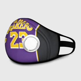 Маска из неопрена с принтом James LA Lakers 2019 в городе Новоалтайск, неопрен 100% | Форма огибающая нос. Резинки для ушей с дополнительной резинкой на затылке. Клапан для выдоха для активного дыхания при занятиях спортом. Эластичный материал маски и окантовки для лучшего растяжения и прилегания маски.  | Тематика изображения на принте: angeles | james | lakers | lebron | los | nba | usa | анджелес | джеймс | леброн | лейкерс | лос | нба | сша