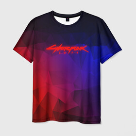 Мужская футболка 3D с принтом CYBERPUNK 2077 | КИБЕРПАНК 2077 в городе Новоалтайск, 100% полиэфир | прямой крой, круглый вырез горловины, длина до линии бедер | 2019 | abstraction | cd project red | cyberpunk 2077 | future | hack | night city | samurai | sci fi | абстракция | андроиды | безумие | будущее | киберпанк 2077 | логотип | роботы | самураи | фантастика | цифры