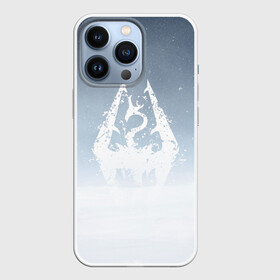Чехол для iPhone 13 Pro с принтом TES SKYRIM в городе Новоалтайск,  |  | christmas | dovahkiin | dragon | dragonborn | fus ro dah | rpg | skyrim | snow | tes | the elder scrolls | winter is coming | докавин | драконы | новогодний | новый год | рпг | снег
