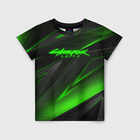 Детская футболка 3D с принтом CYBERPUNK 2077 в городе Новоалтайск, 100% гипоаллергенный полиэфир | прямой крой, круглый вырез горловины, длина до линии бедер, чуть спущенное плечо, ткань немного тянется | Тематика изображения на принте: 2019 | cd project red | cyberpunk 2077 | future | hack | night city | samurai | sci fi | андроиды | безумие | будущее | киберпанк 2077 | логотип | роботы | самураи | фантастика | цифры