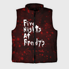 Мужской жилет утепленный 3D с принтом Five Nights at Freddy’s в городе Новоалтайск,  |  | bear | five | five nights at freddys | fnaf | freddy | game | games | halloween | horror | nights | жуть | зубы | игра | игры | медведь | медвежонок | мишка | ночей | пять | ужастик | ужасы | фнаф | фредди | хэллоуин