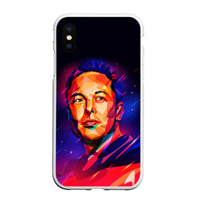 Чехол для iPhone XS Max матовый с принтом Яркий Илон Маск в городе Новоалтайск, Силикон | Область печати: задняя сторона чехла, без боковых панелей | Тематика изображения на принте: elon | falcon | mars | musk | reeve | spascex | tesla | инженер | космос | ракета