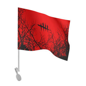 Флаг для автомобиля с принтом Dead by Daylight в городе Новоалтайск, 100% полиэстер | Размер: 30*21 см | day | daylight | dbl | dead | dead by daylight | game | games | horror | light | logo | skull | skulls | stripes | survival | дэйлайт | игра | игры | лого | мертвецы | метвец | полосы | ужасы | фпс | череп | черепа | экшн